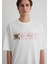 One Piece Baskılı Ekru Tişört 0612663-70057 11