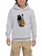 Slash Guitar Cartoon Gri Çocuk Kapşonlu Sweatshirt 1