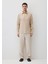 Bej Keten Gömlek 0211466-70004 7