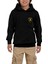 Lamborghni Gold Logo Siyah Çocuk Kapşonlu Sweatshirt 1