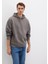 Kapüşonlu Antrasit Basic Sweatshirt 0S10275-70096 15