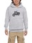 Kruvazör Motosiklet Çizim Gri Çocuk Kapşonlu Sweatshirt 1