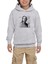 Taylor Swift Portre Gri Çocuk Kapşonlu Sweatshirt 1
