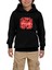 Hayko Cepkin Neon Siyah Çocuk Kapşonlu Sweatshirt 1