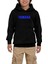 Yamha Text Blue Siyah Çocuk Kapşonlu Sweatshirt 1