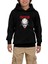 Kreator Siluet Logo Siyah Çocuk Kapşonlu Sweatshirt 1