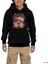 Metallica Skull Battery Siyah Çocuk Kapşonlu Sweatshirt 1