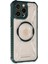 iPhone 13 Pro Max Kılıf Prag Magneticsafe Kapak - Koyu Yeşil 2