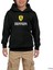 Ferari In Italy Siyah Çocuk Kapşonlu Sweatshirt 1