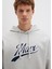 Mavi Logo Kapüşonlu Gri Sweatshirt 0S10469-80018 6