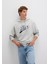 Mavi Logo Kapüşonlu Gri Sweatshirt 0S10469-80018 10