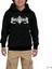 Necrowretch Logo Siyah Çocuk Kapşonlu Sweatshirt 1