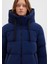Kapüşonlu Lacivert Şişme Mont 1110043-81774 17