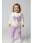 Fiyonklu Kız Bebek 2’li Eşofman Takımı Omuz Çıtçıtlı,yan Kurdele DETAYLI,%100PAMUK Mevsimlik Alt-Üst 1