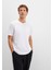 Stretch Beyaz Basic Tişört 0610252-620 15