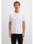 Stretch Beyaz Basic Tişört 0610252-620 17