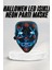 LED Işıklı Neon Maske Cadılar Bayramı Maskesi Korkunç Korku Maskesi 1