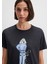 Denim Kız Baskılı Antrasit İstanbul Tişört 168890-29726 19