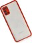 Samsung Galaxy A02S Kılıf Miami Şeffaf Silikon - Kırmızı 3