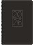 Keskin 2026-20*28 Spiralli Haftalık Ajanda-Siyah 1
