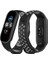 Xiaomi Mi Band 6 Spor Delikli Kordon - Siyah-Gri 1