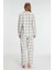 Anıl Kare Desenli Pamuklu Gömlek Pijama Takımı 3