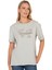 Özkan 27599 Kadın %100 Pamuklu Likrasız Süprem Penye Kumaş Bisiklet Yaka Kısa Kollu T-Shirt 4