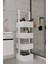 Multi Çok Amaçlı Banyo Rafı, Mutfak Rafı, Sepetli Çok Amaçlı Raf, 4 Raflı 120 cm 1