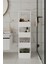 Multi Çok Amaçlı Banyo Rafı, Mutfak Rafı, Sepetli Çok Amaçlı Raf, 4 Raflı 120 cm 2