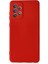 Samsung Galaxy A72 Kılıf Nano Içi Kadife Silikon - Kırmızı 1
