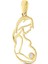 14 Ayar Anne Bebek Altın Kolye Ucu 1