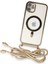 iPhone 11 Kılıf Divo Lazer Askılı Magsafe Kapak - Gold 3