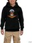 Harley Chopper Live Free Siyah Çocuk Kapşonlu Sweatshirt 1