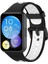 Huawei Watch Fit 2 Spor Delikli Kordon - Siyah-Beyaz 1