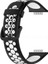 Huawei Watch Fit 2 Spor Delikli Kordon - Siyah-Beyaz 2