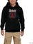 Slipknot Logo Siyah Çocuk Kapşonlu Sweatshirt 1