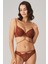 Arias Closet Balenli Destekli Dolgulu Göbek Detaylı Dantelli Sütyen ve Slip Takım 1