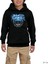 Avenged Sevenfold Lighting Skull Siyah Çocuk Kapşonlu Sweatshirt 1