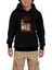 Death Human Siyah Çocuk Kapşonlu Sweatshirt 1