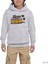 Volkswagen Karavan Gri Çocuk Kapşonlu Sweatshirt 1