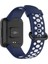 Xiaomi Redmi Watch 2 Spor Delikli Kordon - Lacivert-Beyaz 2