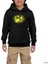 Biohazard Danger Siyah Çocuk Kapşonlu Sweatshirt 1