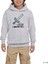 Mine-Craft Choose Your Weapon Gri Çocuk Kapşonlu Sweatshirt 1