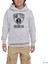 Brooklyn N. Gri Çocuk Kapşonlu Sweatshirt 1