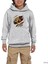 Porshe Tear Torn Gri Çocuk Kapşonlu Sweatshirt 1