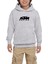 Ktm Racing Black Logo Gri Çocuk Kapşonlu Sweatshirt 1
