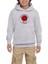 Karete Shotokan Red Circle Gri Çocuk Kapşonlu Sweatshirt 1