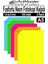 Fosforlu Neon Renkli A5 Fotokopi Kağıdı 100 Adet 1 Paket 14.8X21 cm Fosforlu 5 Renk Parlak Canlı Renkler Neon Fotokopi 1
