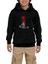 God Of War Kratos Logo Siyah Çocuk Kapşonlu Sweatshirt 1