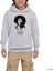 Jimi Hendrix Tape Gri Çocuk Kapşonlu Sweatshirt 1